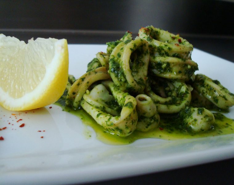 Kalamari Pesto Gastronomic Diff