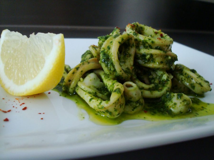 Kalamari Pesto Gastronomic Diff
